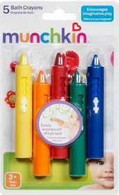 Munchkin Draw Bath Crayons, Non-Toxic, 5 Pack