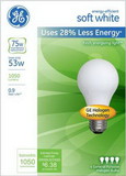 Ge Lighting A Savant 276600 Ge Energy Efficient 53W Sw 4Pk