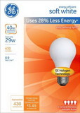 Ge Lighting A Savant 276634 Ge Energy Efficient 29W Sw 4Pk