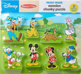 Disney Chunky Asst In Disp, PartNo 7396, by Melissa & Doug, Llc, Toys, Puzzles -