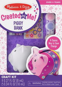 Melissa & Doug Decorate-Your-Own Piggy Bank Craft Kit