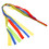 Muka 12PCS Rainbow Dance Ribbons, 1m (40") Rhythm Ribbon Streamers for Artistic Dancing