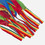 Muka 12PCS Rainbow Dance Ribbons, 1m (40") Rhythm Ribbon Streamers for Artistic Dancing