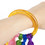Muka 6 PCS Rainbow Color Hand Kite Ribbon, Runner Wrist Ribbons 26 inches, Dancing Ring Wand Streamer