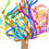 Muka 40PCS Dance Ribbons Streamers with Bells, Ribbon Length 24 inches, Fairy Sticks for Wedding (Blue)