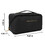 Muka Travel Makeup Bag, Large Capacity Cosmetic Bags with Divider and Handle, Waterproof Open Flat Toiletry Bag