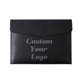Muka Custom File Folder, Leather Portfolio Holder for Office, Document Bag with Logo