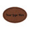 ASPIRE Custom Oval Leatherette Hat Patches Laser Engraved with Adhesive