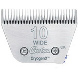 Oster #10 Wide CryogenX Blade, #10W, Leaves Hair 1/16