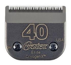 Oster #40 Elite CryogenX Blade, #40, Leaves Hair 1/100"