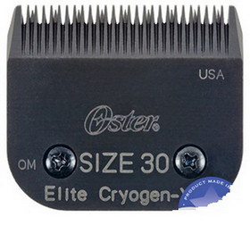 Oster #30 Elite Cryogen-X Blade, #30, Leaves Hair 1/50"