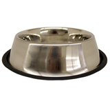 Non-Tip Stainless Steel Bowls, 64 oz