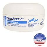 DentAcetic Dental Wipes, 25 ct