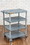 Luxor BC45-G Four Flat-Shelf Structural Foam Plastic Cart