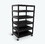 Luxor BC60-B Six Flat-Shelf Structural Foam Plastic Cart