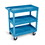 Luxor EC111HD-BU 32&quot; x 18&quot; Tub Cart - Three Shelves