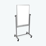 Luxor L270 24"W x 36"H Double-Sided Magnetic Whiteboard