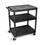 Luxor LE40-B 40&quot;H AV Cart - Three Shelves