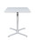 Luxor LX-PNADJ-32SQ 32&quot; PNEUMATIC HEIGHT ADJUSTABLE SQUARE CAF&#201; TABLE