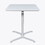 Luxor LX-PNADJ-36SQ 36&quot; PNEUMATIC HEIGHT ADJUSTABLE SQUARE CAF&#201; TABLE