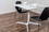 Luxor LX-PNADJ-36SQ 36&quot; PNEUMATIC HEIGHT ADJUSTABLE SQUARE CAF&#201; TABLE