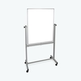 Luxor MB3040WW 30"W x 40"H Double-Sided Magnetic Whiteboard