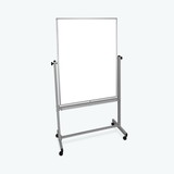 Luxor MB3648WW 36"W x 48"H Double-Sided Magnetic Whiteboard