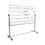 Luxor MB7248MM 72&quot;W x 48&quot;H Mobile Double Sided Music Whiteboard