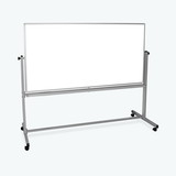 Luxor MB7248WW 72"W x 48"H Double-Sided Magnetic Whiteboard