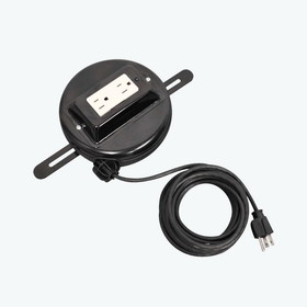 Luxor RE20 20&#039; Retractable Power Cord - Two-Outlet