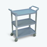 Luxor SC12-G Serving Cart - Three Shelves