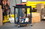 Luxor SEC11-B 24" x 18" Plastic Utility Tub Cart - Two Shelf-Black