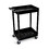 Luxor STC11-B Tub Cart - Two Shelves