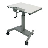 Luxor STUDENT-C Student Desk - Sit Stand Desk with Crank Handle