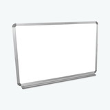 Luxor WB3624W 36"W x 24"H Wall-Mounted Magnetic Whiteboard