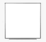 Luxor WB4848W 48"W x 48"H Wall-Mounted Magnetic Whiteboard