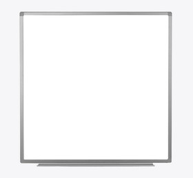 Luxor WB4848W 48&quot;W x 48&quot;H Wall-Mounted Magnetic Whiteboard