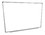 Luxor WB6040W 60&quot;W x 40&quot;H Wall-Mounted Magnetic Whiteboard