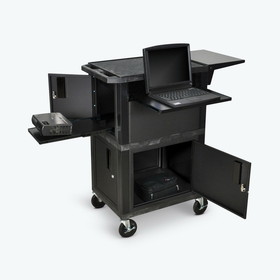 Luxor WTPSCE 41&quot;H Ultimate Presentation Station with Cabinets