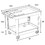 Luxor XLC11-B Two-Shelf Heavy-Duty Utility Cart