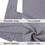 TOPTIE Cross Back Kitchen Apron with Two Pockets for Women, Cotton Linen Christmas Apron - Gray
