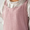 TOPTIE Women's Cotton Linen Cooking Apron Dress, Christmas Cross Back Pinafore with Two Pockets Pink