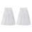 TOPTIE 2 PCS Maid White Long Half Aprons, Christmas Waist Apron for Party, Great for Cooking Baking