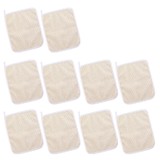 10 Pack Exfoliating Towels Massage for Face Body Soft Bath Shower Two Sides Exfoliating Scrub Cloths - 9