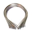 100 Pcs Plain Headband Hair Hoop Bands 1 Inch DIY Hair Craft Metal