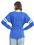 TOPTIE Women's Crewneck Pom Pom Pullover Jersey Youth Long Sleeve Baseball Tee Shirt Blank