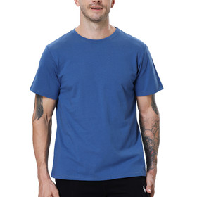 TOPTIE Men's T-Shirt Short-Sleeve T Shirt Crewneck T-Shirt Men's Cotton Tee