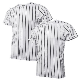 TOPTIE 2 Pack Unisex Button Down Shirts Plain Hip Hop Hipster Baseball Jersey Sports Uniforms
