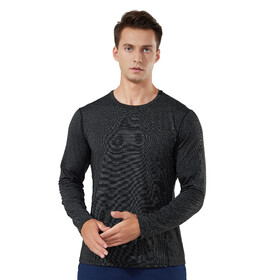 TOPTIE Men's Quick Dry Crew Neck Long Sleeve Shirts for Workout Running Fishing Hiking Active