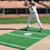 Pro-Gold 04048K Sports Turf 6' x 12' Baseball Mat with Throw-down Home Plate - Green/Clay, Price/Each